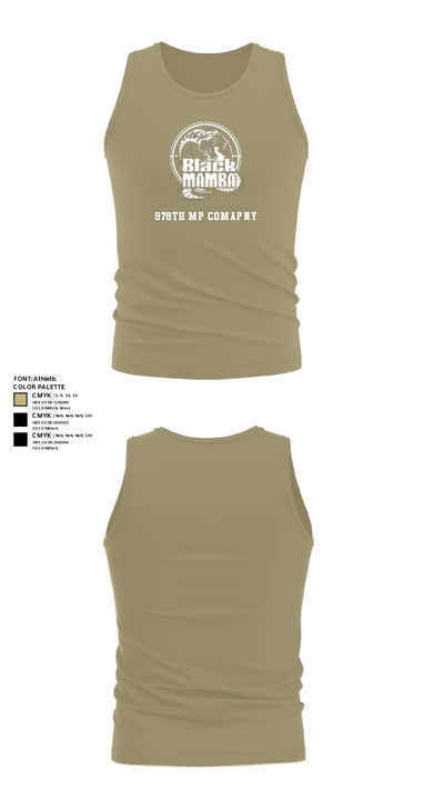 978th MP Comapny 22657542 Tank Top - 99