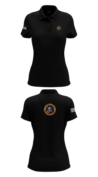 Womens Short Sleeve Performance Polo, Battle Space Surveillance Company, Marines, Teamtime, Team time, sublimation, custom sports apparel, team uniforms, spirit wear, spiritwear, sports uniforms, custom shirts, team store, custom team store, fundraiser sports, apparel fundraiser