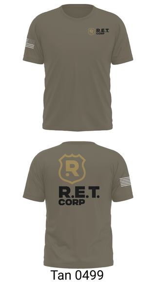 Short Sleeve Performance Shirt, RET CORP, Police, Teamtime, Team time, sublimation, custom sports apparel, team uniforms, spirit wear, spiritwear, sports uniforms, custom shirts, team store, custom team store, fundraiser sports, apparel fundraiser