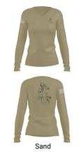B2 Patriots 31885099 Women's Long Sleeve V-neck Shirt - 97
