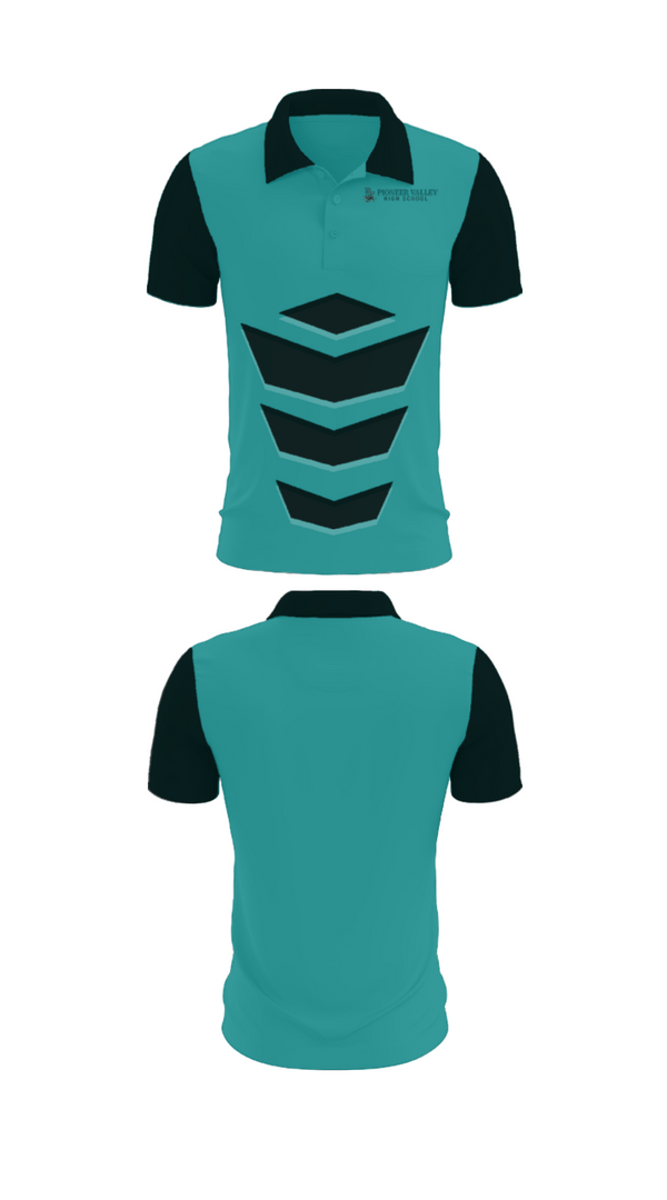 Short Sleeve Performance Polo, Pioneer Valley High School Track and Field, Track & Field, Teamtime, Team time, sublimation, custom sports apparel, team uniforms, spirit wear, spiritwear, sports uniforms, custom shirts, team store, custom team store, fundraiser sports, apparel fundraiser