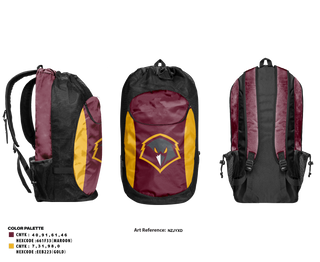 Gear Bag, University of Charleston Basketball, Women's Basketball, Teamtime, Team time, sublimation, custom sports apparel, team uniforms, spirit wear, spiritwear, sports uniforms, custom shirts, team store, custom team store, fundraiser sports, apparel fundraiser