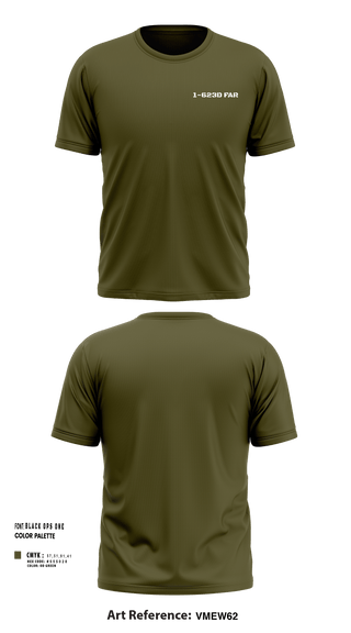 Short Sleeve Performance Shirt, 1/623rd FAR1-623D FAR, National Guard, Teamtime, Team time, sublimation, custom sports apparel, team uniforms, spirit wear, spiritwear, sports uniforms, custom shirts, team store, custom team store, fundraiser sports, apparel fundraiser