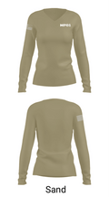 MPO1 73570100 Women's Long Sleeve V-neck Shirt - 47