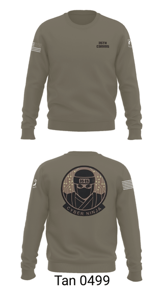 Crew Neck Sweatshirt, 35th COMMS, Air Force, Teamtime, Team time, sublimation, custom sports apparel, team uniforms, spirit wear, spiritwear, sports uniforms, custom shirts, team store, custom team store, fundraiser sports, apparel fundraiser