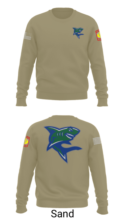 Bullshark Battalion 90693069 Crew Neck Sweatshirt - 85