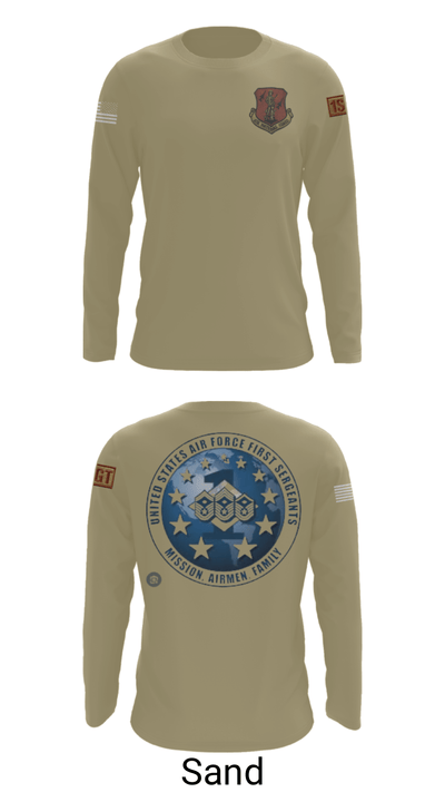 186 Air Refueling Wing 26529020 Long Sleeve Performance Shirt - 86