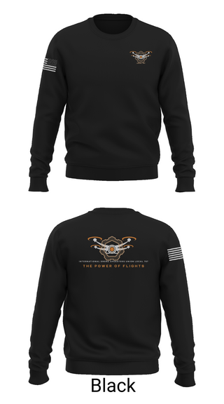 Crew Neck Sweatshirt, International Drone Operators Union Local 757, , Teamtime, Team time, sublimation, custom sports apparel, team uniforms, spirit wear, spiritwear, sports uniforms, custom shirts, team store, custom team store, fundraiser sports, apparel fundraiser