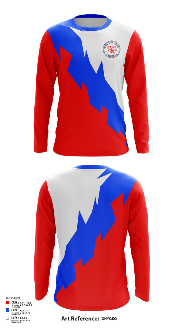 Long Sleeve Performance Shirt, Filer High School Soccer, Men's Soccer, Teamtime, Team time, sublimation, custom sports apparel, team uniforms, spirit wear, spiritwear, sports uniforms, custom shirts, team store, custom team store, fundraiser sports, apparel fundraiser