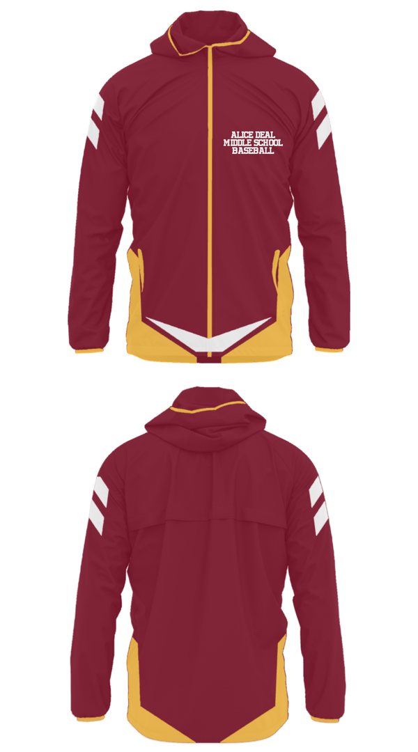 Windbreaker, Alice Deal Middle School Baseball, Baseball, Teamtime, Team time, sublimation, custom sports apparel, team uniforms, spirit wear, spiritwear, sports uniforms, custom shirts, team store, custom team store, fundraiser sports, apparel fundraiser