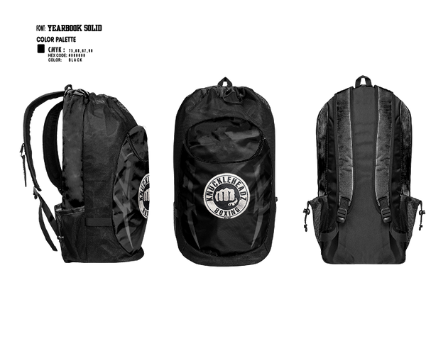Gear Bag, KnuckleHeadz Boxing, , Teamtime, Team time, sublimation, custom sports apparel, team uniforms, spirit wear, spiritwear, sports uniforms, custom shirts, team store, custom team store, fundraiser sports, apparel fundraiser