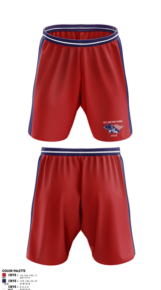 Athletic Shorts With Pockets, Red Land High School Cheer, Cheer, Teamtime, Team time, sublimation, custom sports apparel, team uniforms, spirit wear, spiritwear, sports uniforms, custom shirts, team store, custom team store, fundraiser sports, apparel fundraiser