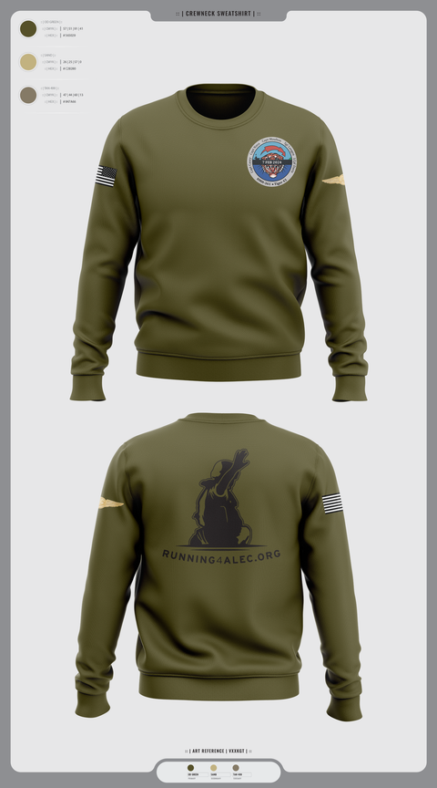 Crew Neck Sweatshirt, HMH-361 Flying Tigers, , Teamtime, Team time, sublimation, custom sports apparel, team uniforms, spirit wear, spiritwear, sports uniforms, custom shirts, team store, custom team store, fundraiser sports, apparel fundraiser