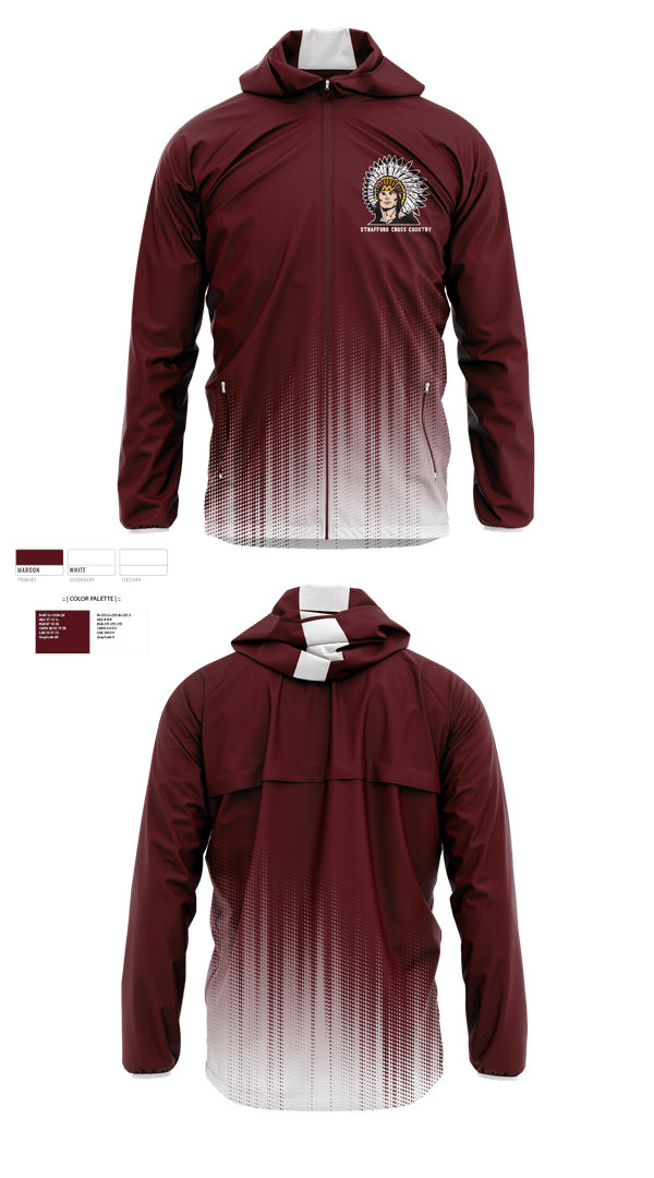 Windbreaker, Strafford High School Cross Country, Cross Country, Teamtime, Team time, sublimation, custom sports apparel, team uniforms, spirit wear, spiritwear, sports uniforms, custom shirts, team store, custom team store, fundraiser sports, apparel fundraiser