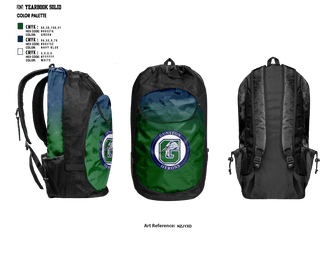 Gear Bag, The Gunston School Volleyball, Women's Volleyball, Teamtime, Team time, sublimation, custom sports apparel, team uniforms, spirit wear, spiritwear, sports uniforms, custom shirts, team store, custom team store, fundraiser sports, apparel fundraiser