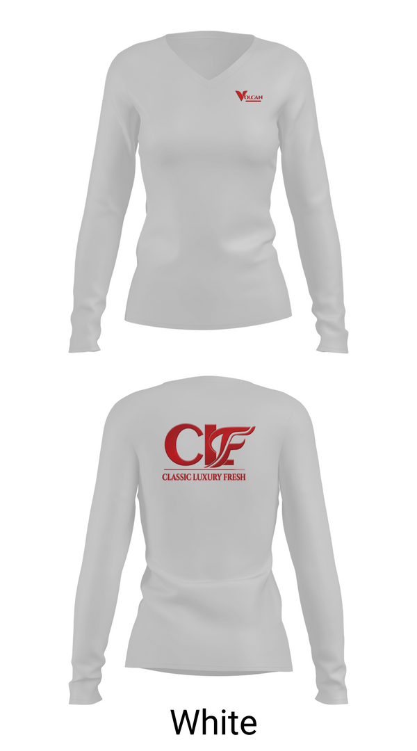 Womens Long Sleeve Vneck Shirt, CLF, , Teamtime, Team time, sublimation, custom sports apparel, team uniforms, spirit wear, spiritwear, sports uniforms, custom shirts, team store, custom team store, fundraiser sports, apparel fundraiser