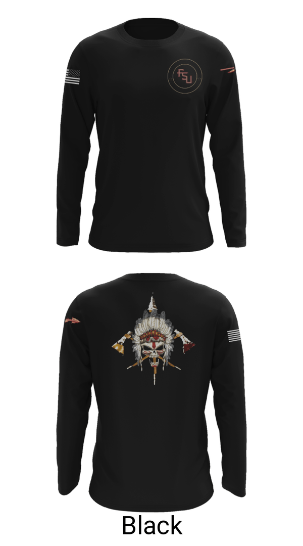 Long Sleeve Performance Shirt, Seminole Battalion, Army, Teamtime, Team time, sublimation, custom sports apparel, team uniforms, spirit wear, spiritwear, sports uniforms, custom shirts, team store, custom team store, fundraiser sports, apparel fundraiser