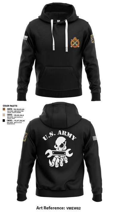 411TH CBRN COMPANY411TH CBRN COMPANY411TH CHEMICAL COMPANY 16775376 Hoodie - 3