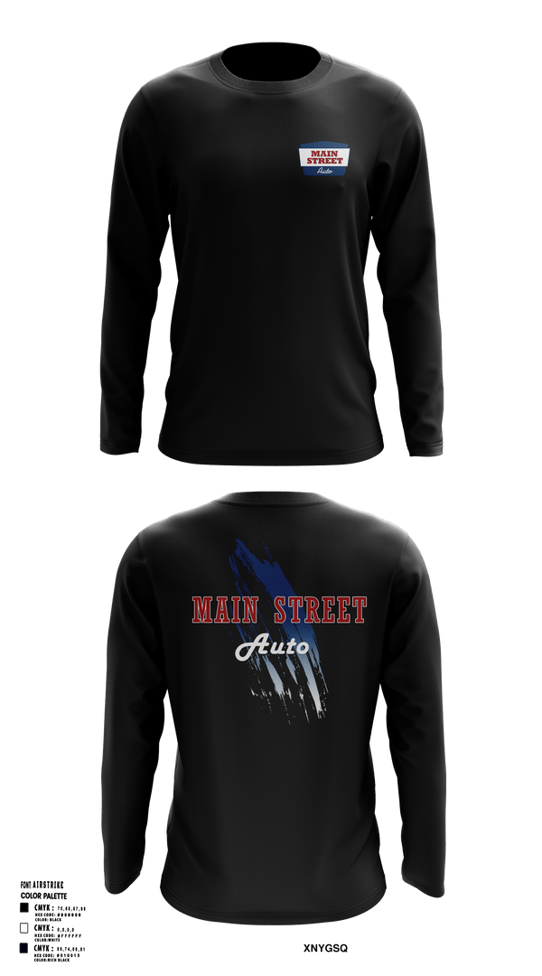Long Sleeve Performance Shirt, Main Street Automotive, , Teamtime, Team time, sublimation, custom sports apparel, team uniforms, spirit wear, spiritwear, sports uniforms, custom shirts, team store, custom team store, fundraiser sports, apparel fundraiser