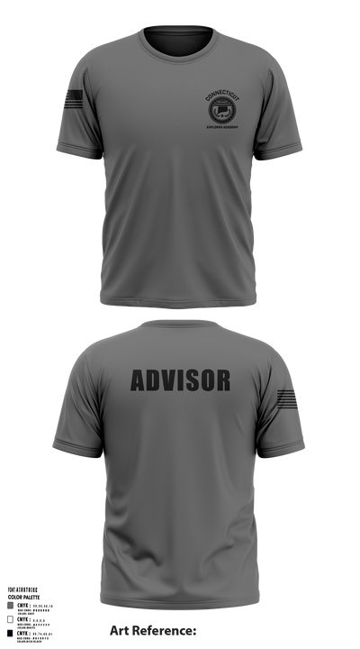 Waterbury Police Explorers 95756336 Short Sleeve Performance Shirt - 37