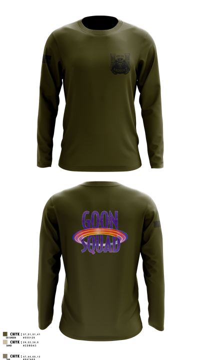 92nd Engineers 80974269 undefined Long Sleeve Performance Shirt 3