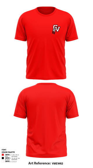 Short Sleeve Performance Shirt, Big Reds, Track & Field, Teamtime, Team time, sublimation, custom sports apparel, team uniforms, spirit wear, spiritwear, sports uniforms, custom shirts, team store, custom team store, fundraiser sports, apparel fundraiser