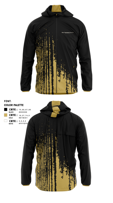 Windbreaker, East Tennessee Valkyrie, , Teamtime, Team time, sublimation, custom sports apparel, team uniforms, spirit wear, spiritwear, sports uniforms, custom shirts, team store, custom team store, fundraiser sports, apparel fundraiser