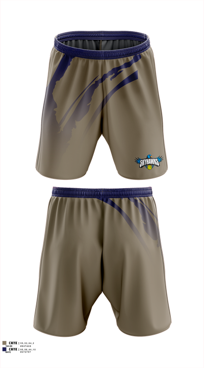 Simcoe Tennis Skyhawks Athletic Shorts With Pockets - 10