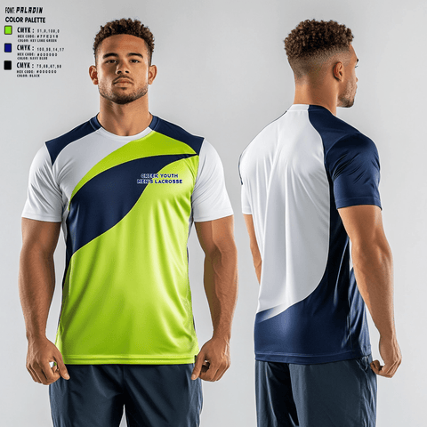 Short Sleeve Performance Shirt, Creek Youth Lacrosse, Men's Lacrosse, Teamtime, Team time, sublimation, custom sports apparel, team uniforms, spirit wear, spiritwear, sports uniforms, custom shirts, team store, custom team store, fundraiser sports, apparel fundraiser