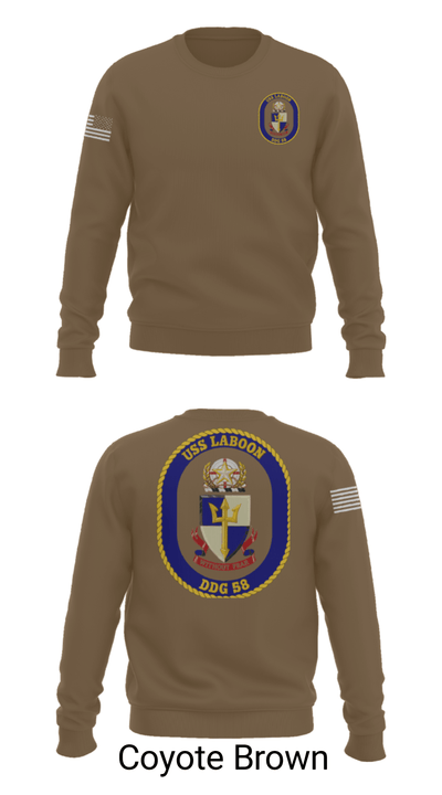 USS LABOON - DDG 58 14402394 Crew Neck Sweatshirt - 5