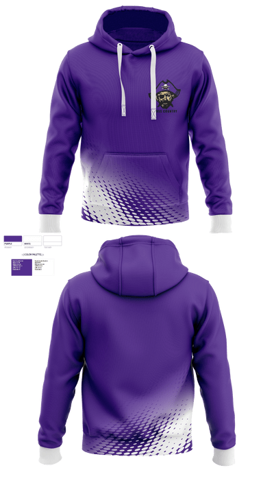 Piper High School Cross Country 50386578 Hoodie - 1