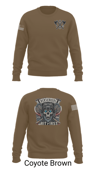 Crew Neck Sweatshirt, Baker 3-509th 3rd Plt 1st squad, Army, Teamtime, Team time, sublimation, custom sports apparel, team uniforms, spirit wear, spiritwear, sports uniforms, custom shirts, team store, custom team store, fundraiser sports, apparel fundraiser