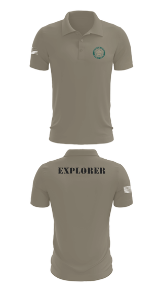 Short Sleeve Performance Polo, BSO Explorers, Police, Teamtime, Team time, sublimation, custom sports apparel, team uniforms, spirit wear, spiritwear, sports uniforms, custom shirts, team store, custom team store, fundraiser sports, apparel fundraiser
