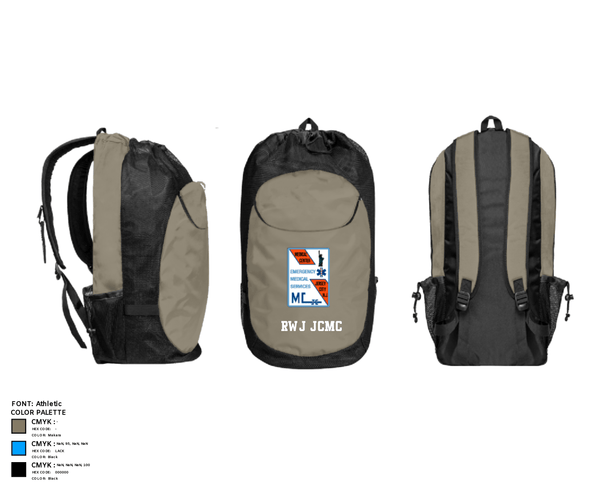 Gear Bag, RWJ JCMC, Fire Department, Teamtime, Team time, sublimation, custom sports apparel, team uniforms, spirit wear, spiritwear, sports uniforms, custom shirts, team store, custom team store, fundraiser sports, apparel fundraiser