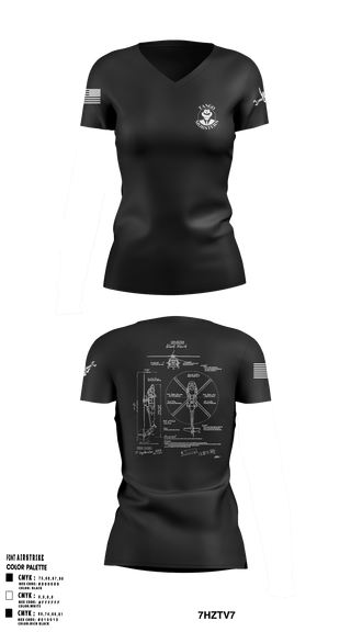 Womens Short Sleeve Vneck Shirt, B Co 615th ASB - TangosB Co 615th ASB TANGOS, Army, Teamtime, Team time, sublimation, custom sports apparel, team uniforms, spirit wear, spiritwear, sports uniforms, custom shirts, team store, custom team store, fundraiser sports, apparel fundraiser