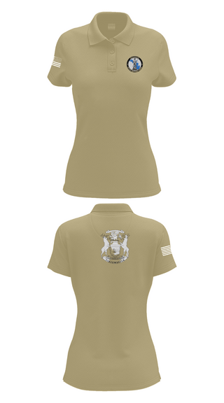 Womens Short Sleeve Performance Polo, 24th Special Troops Brigade, National Guard, Teamtime, Team time, sublimation, custom sports apparel, team uniforms, spirit wear, spiritwear, sports uniforms, custom shirts, team store, custom team store, fundraiser sports, apparel fundraiser