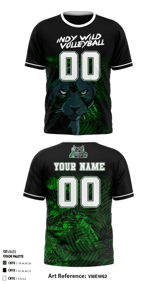Short Sleeve Performance Shirt, Indy Wild Volleyball, Women's Volleyball, Teamtime, Team time, sublimation, custom sports apparel, team uniforms, spirit wear, spiritwear, sports uniforms, custom shirts, team store, custom team store, fundraiser sports, apparel fundraiser