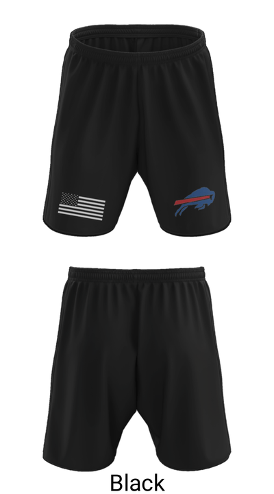 Keystone Bills Football and Cheer 89420686 Athletic Shorts With Pockets - 20
