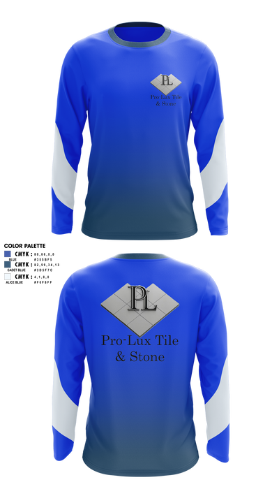 Pro-Lux Tile & Stone Long Sleeve Performance Shirt 1