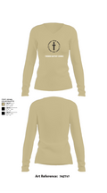 Friends Baptist Church 38718112 Women's Long Sleeve V-neck Shirt - 37