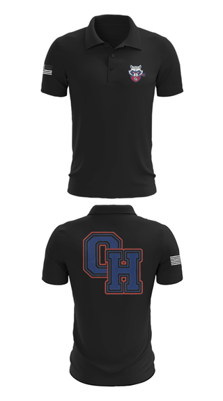 Short Sleeve Performance Polo, Oak Hill High School, Spirit Store, Teamtime, Team time, sublimation, custom sports apparel, team uniforms, spirit wear, spiritwear, sports uniforms, custom shirts, team store, custom team store, fundraiser sports, apparel fundraiser