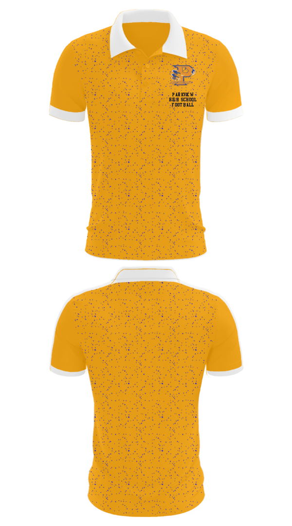 Short Sleeve Performance Polo, Parkview High School Football, Football, Teamtime, Team time, sublimation, custom sports apparel, team uniforms, spirit wear, spiritwear, sports uniforms, custom shirts, team store, custom team store, fundraiser sports, apparel fundraiser