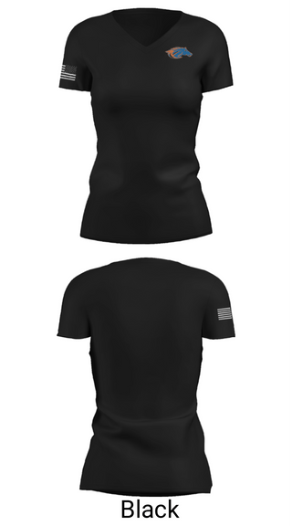 Women's Short Sleeve Vneck Shirt, Sheyenne High School Tennis, Tennis, Teamtime, Team time, sublimation, custom sports apparel, team uniforms, spirit wear, spiritwear, sports uniforms, custom shirts, team store, custom team store, fundraiser sports, apparel fundraiser