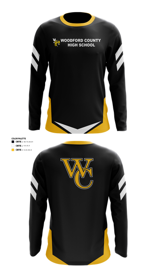 Long Sleeve Performance Shirt, Woodford County High School Golf, Golf, Teamtime, Team time, sublimation, custom sports apparel, team uniforms, spirit wear, spiritwear, sports uniforms, custom shirts, team store, custom team store, fundraiser sports, apparel fundraiser