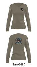 C co 2-87 68739259 Women's Long Sleeve V-neck Shirt - 77