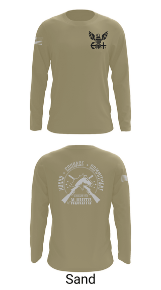 Long Sleeve Performance Shirt, Kennesaw Mountain NJROTC, Navy, Teamtime, Team time, sublimation, custom sports apparel, team uniforms, spirit wear, spiritwear, sports uniforms, custom shirts, team store, custom team store, fundraiser sports, apparel fundraiser