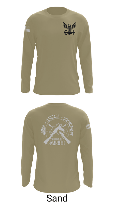 Kennesaw Mountain NJROTC 60987688 Long Sleeve Performance Shirt - 82