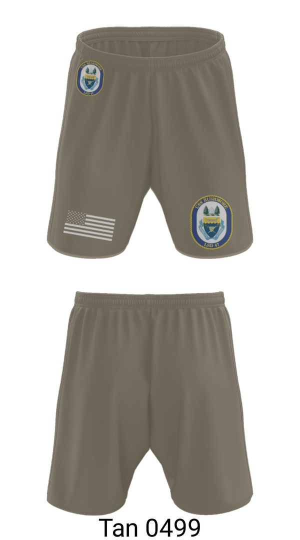 Athletic Shorts With Pockets, USS RUSHMORE, Navy, Teamtime, Team time, sublimation, custom sports apparel, team uniforms, spirit wear, spiritwear, sports uniforms, custom shirts, team store, custom team store, fundraiser sports, apparel fundraiser