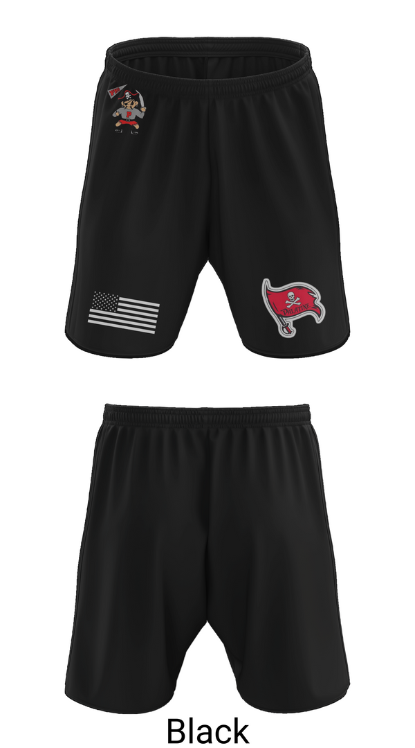 Athletic Shorts With Pockets, Palatine pirates, Baseball, Teamtime, Team time, sublimation, custom sports apparel, team uniforms, spirit wear, spiritwear, sports uniforms, custom shirts, team store, custom team store, fundraiser sports, apparel fundraiser