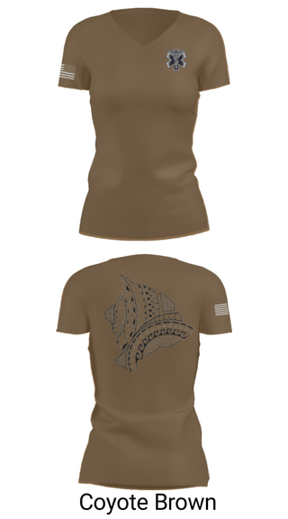 Women's Short Sleeve Vneck Shirt, MEDICS, National Guard, Teamtime, Team time, sublimation, custom sports apparel, team uniforms, spirit wear, spiritwear, sports uniforms, custom shirts, team store, custom team store, fundraiser sports, apparel fundraiser